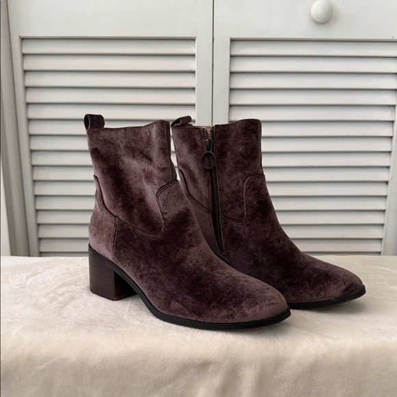 Latigo Shoes - Latigo Velvet Ankle Boots